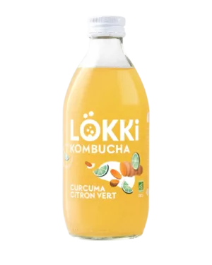 Kombucha Curcuma Citron Vert
