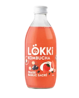 Kombucha Fraise Basilic