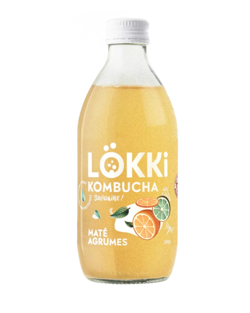 Kombucha Maté Agrumes — 33cl