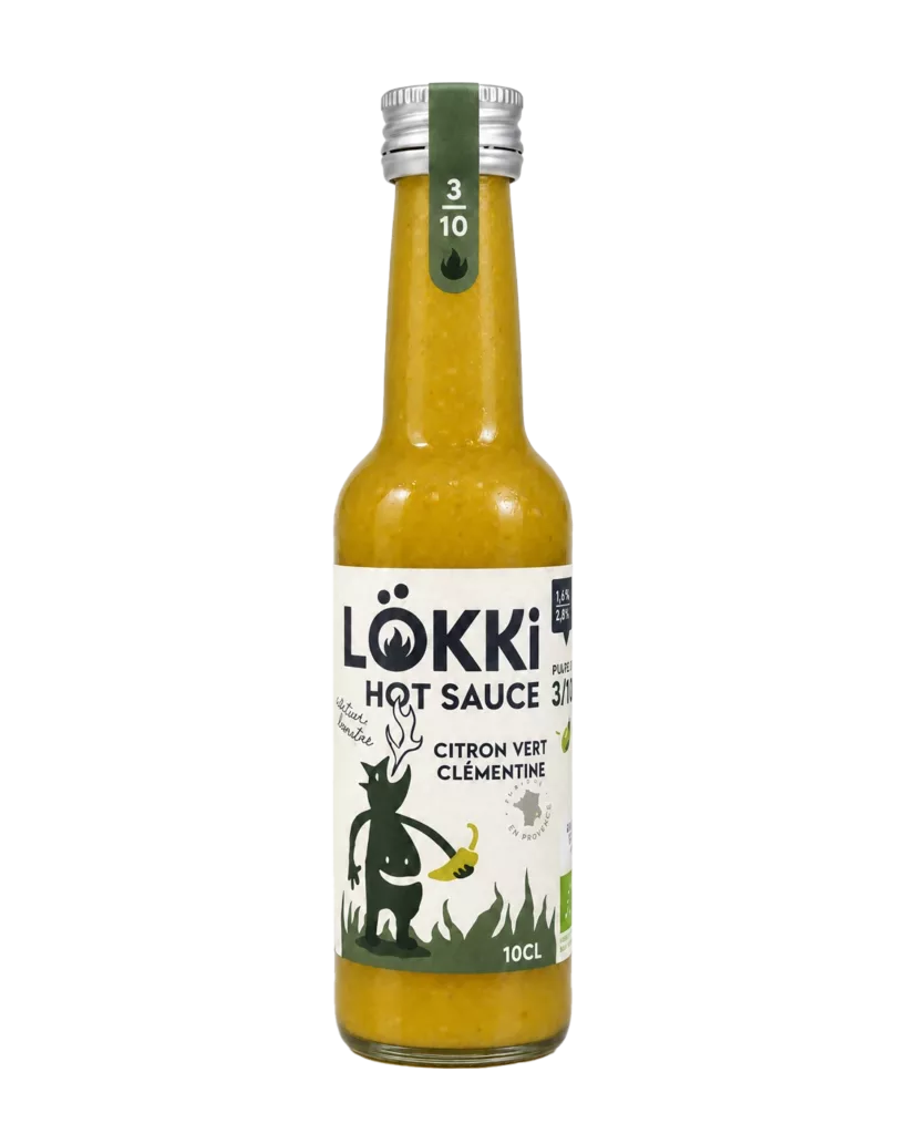sauce piquante citron vert clémentine — 10cl